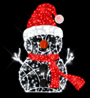 Scénette bonhomme de neige