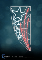 Corbeille d'étoiles Print