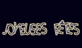Joyeuses fêtes Print