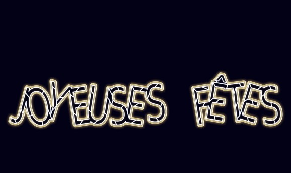Joyeuses fêtes Print
