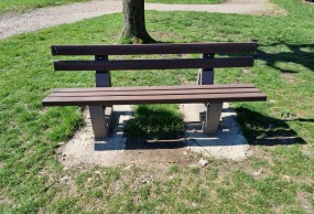 Banc Gaillon recyclé