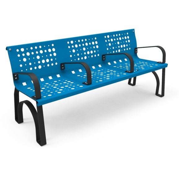 Banc Elite accoudoirs centraux