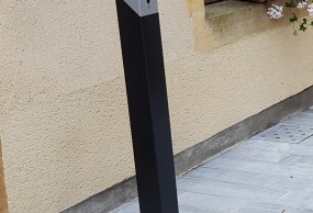 Cendrier colonne sur pied