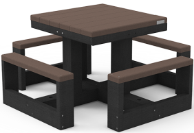 Table pique nique carrée